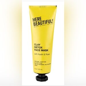 HERE BEAUTIFUL-Clay Detox Face Mask with Kaolin & Rose